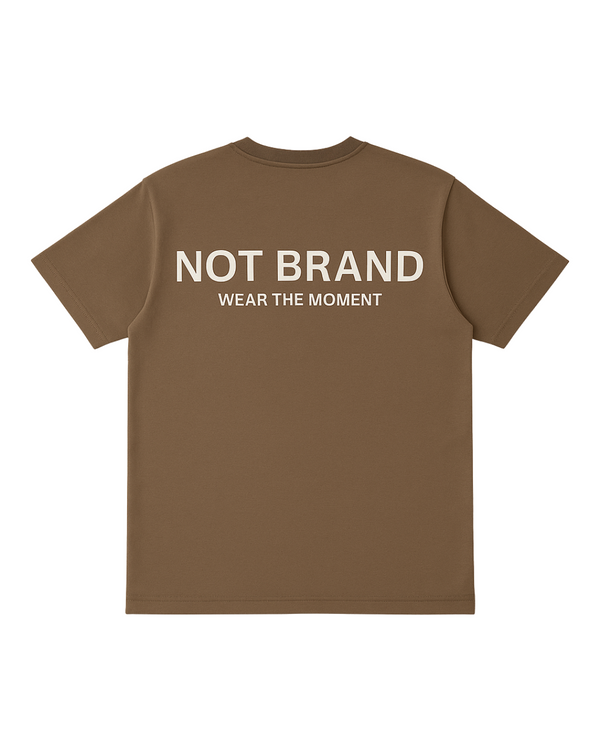 brown basic tee
